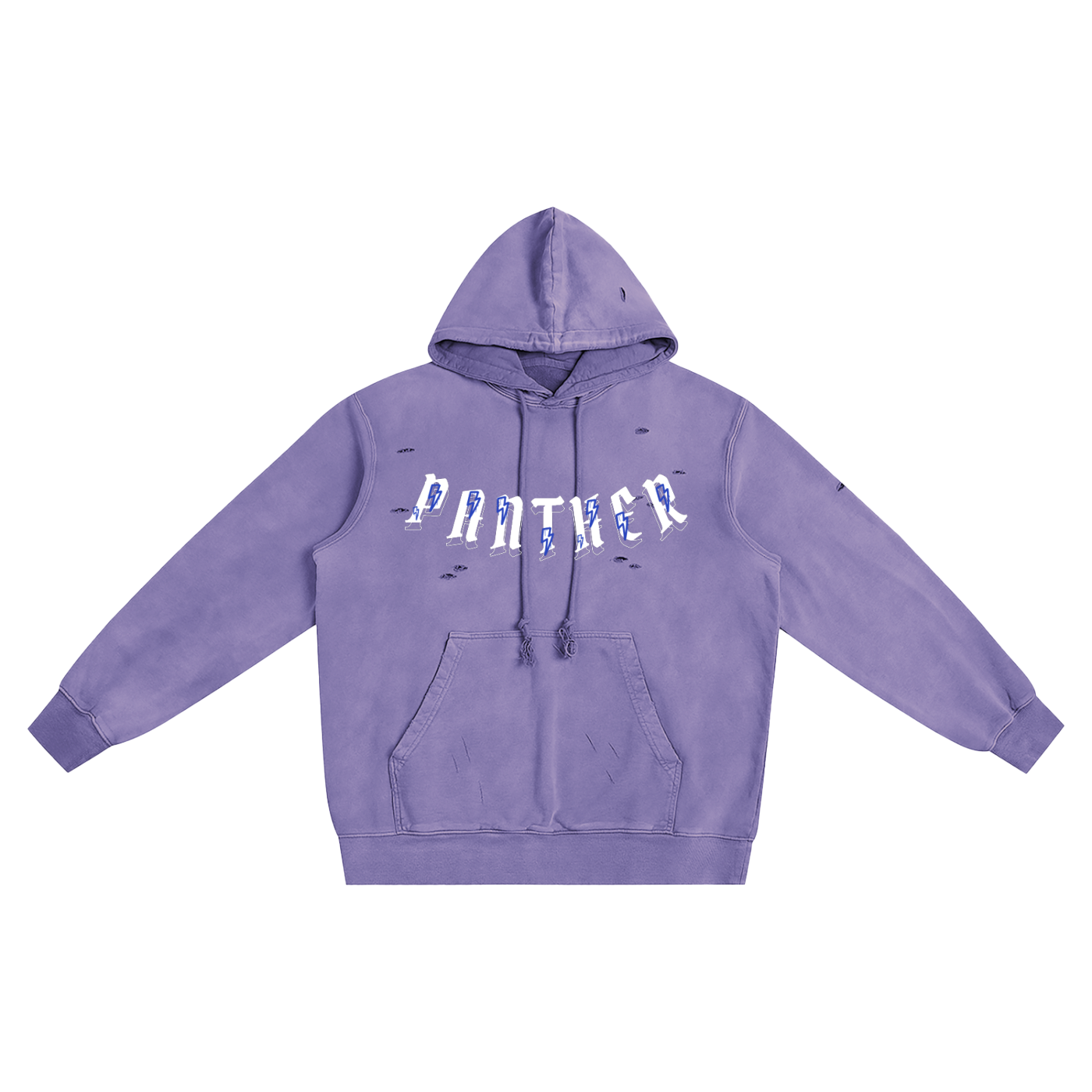 Heavyweight Pure Cotton Hand-Frayed Monkey Washed Hoodie