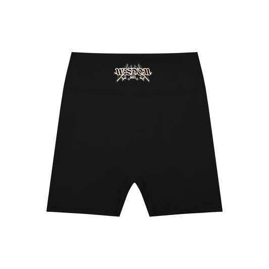 High-Waisted Blend Biker Shorts