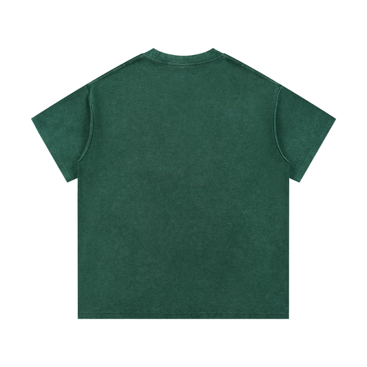 Mineral Wash Waffle Knit T-Shirt