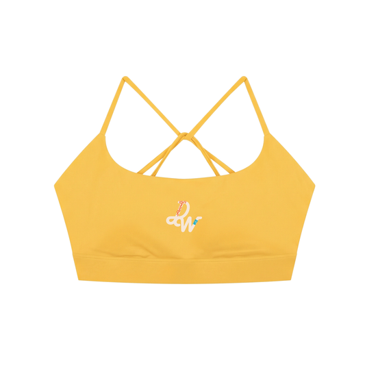 Strappy Criss Cross Yoga Sports Bra