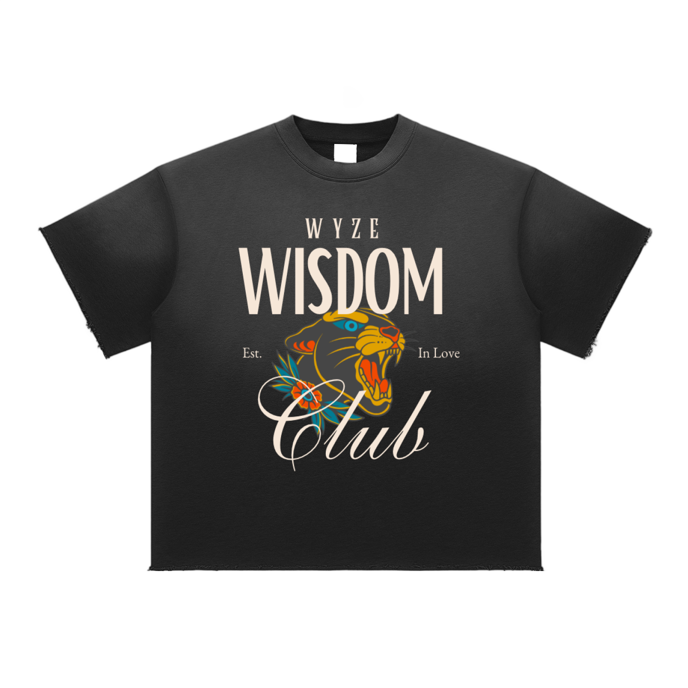Sun Fade Raw Edge T-Shirt