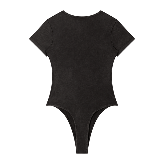 Women's Mineral Wash Crewneck Bodysuit