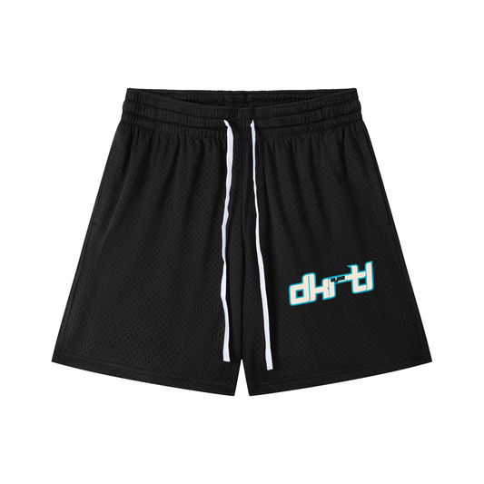 Mesh Drawstring Shorts
