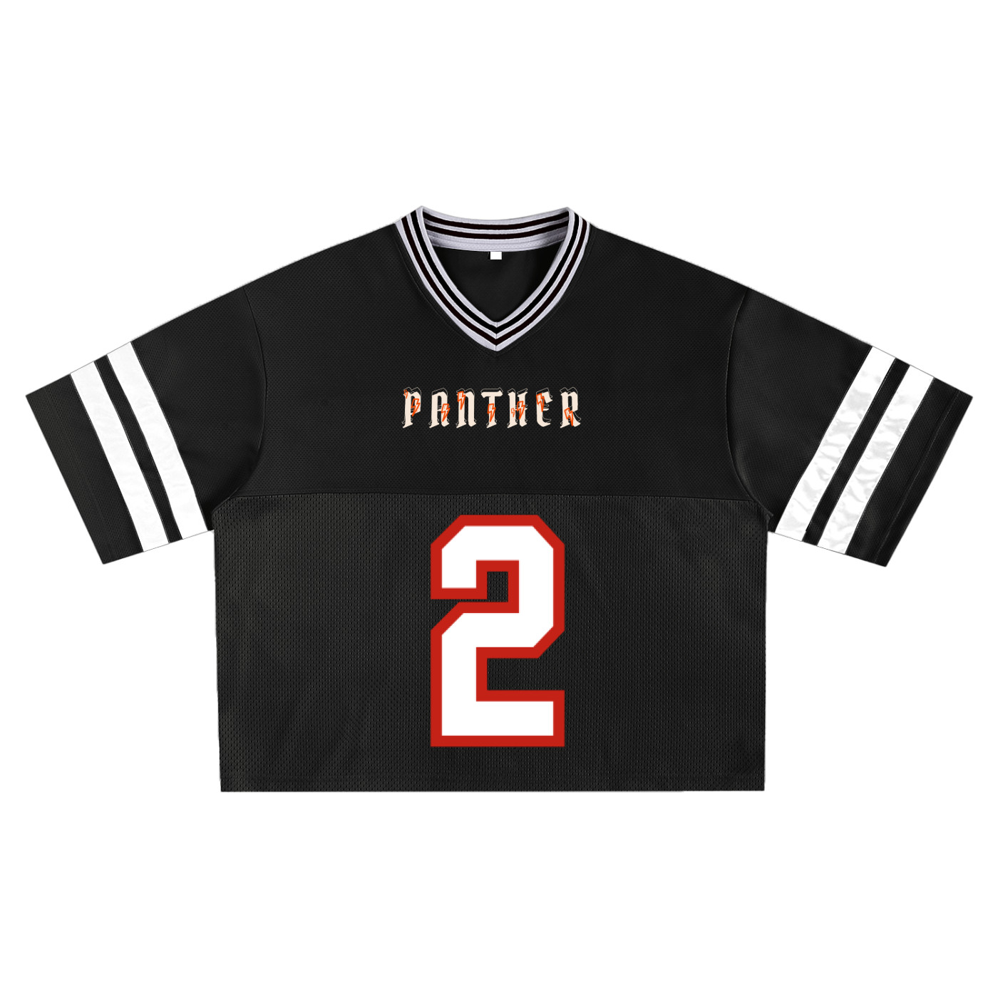 Taped Mesh Boxy T-shirt