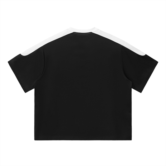 Unisex Color Block Oversized T-Shirt