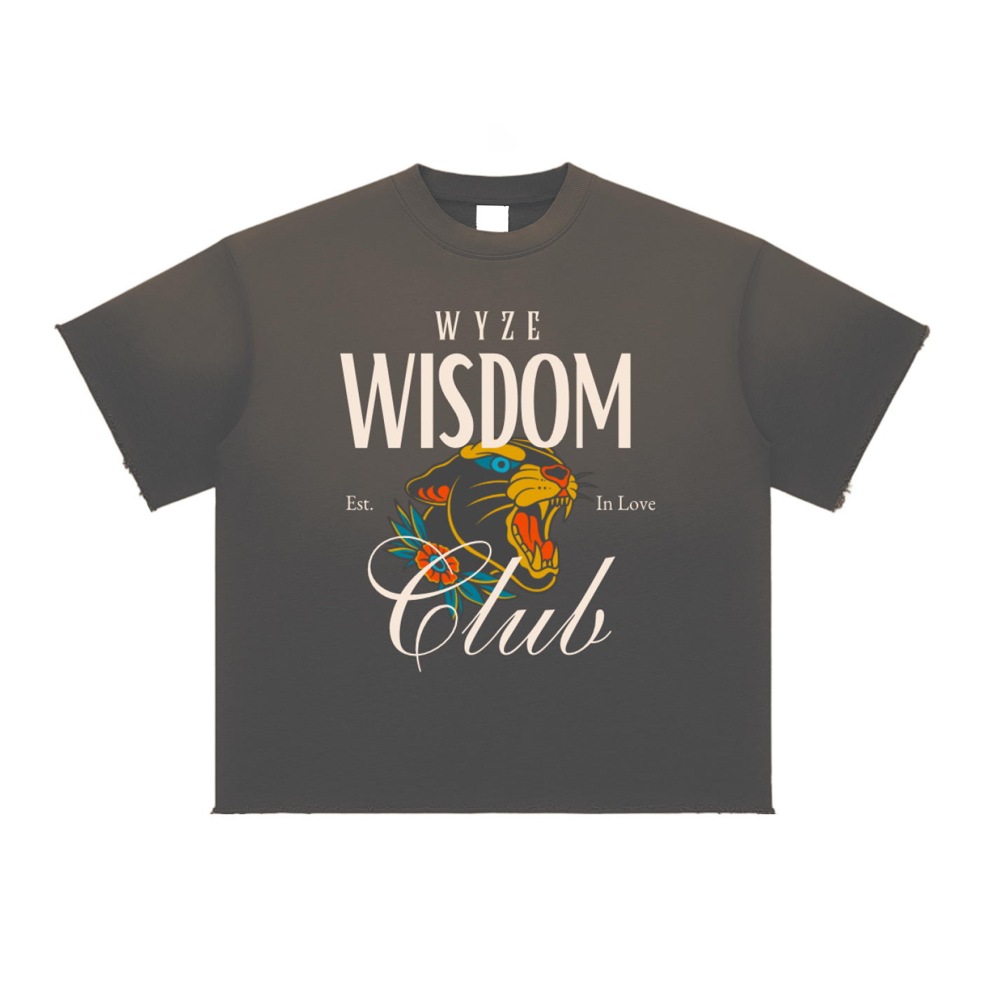 Sun Fade Raw Edge T-Shirt