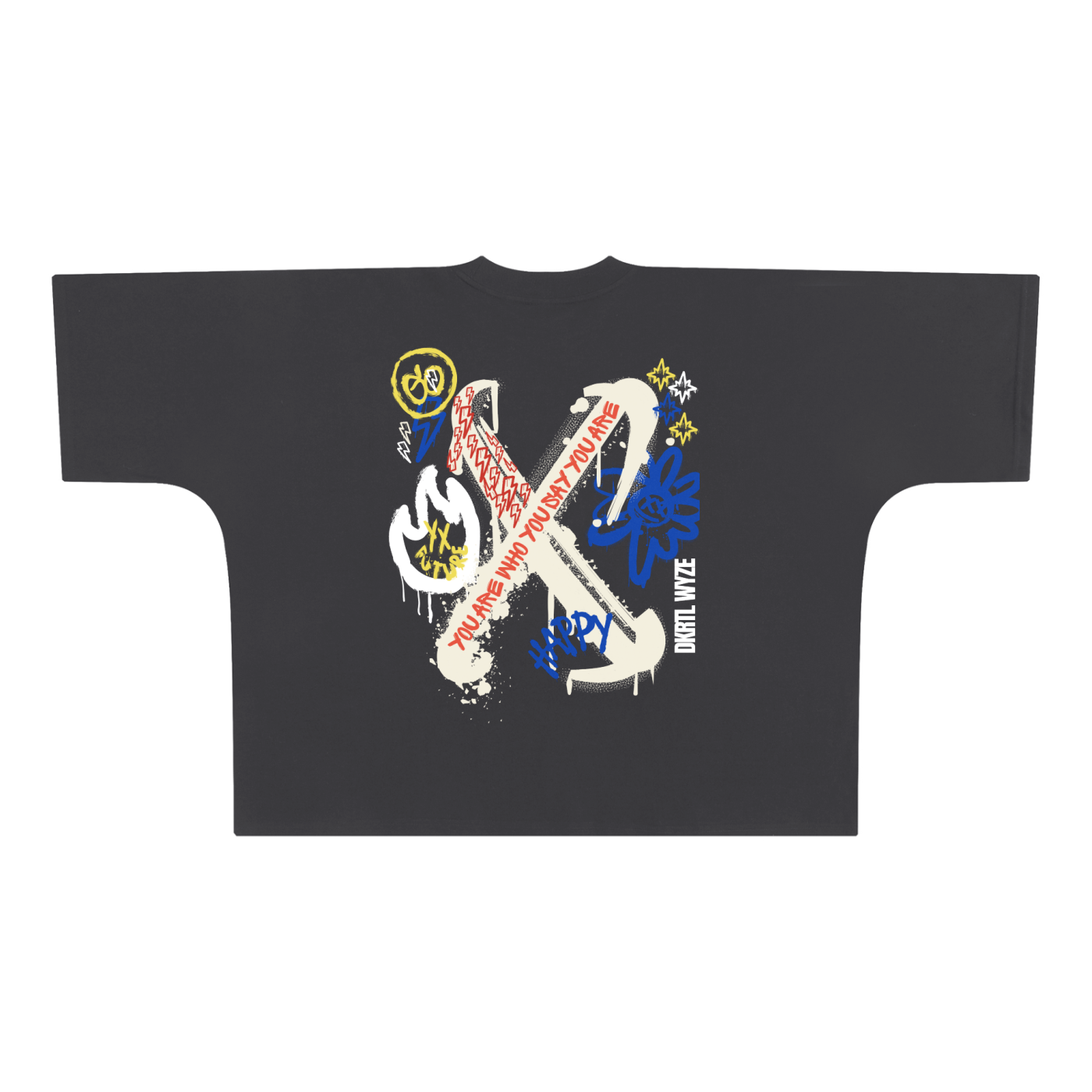 Oversize One-piece Pattern Cut Boxy Tee - 300 GSM