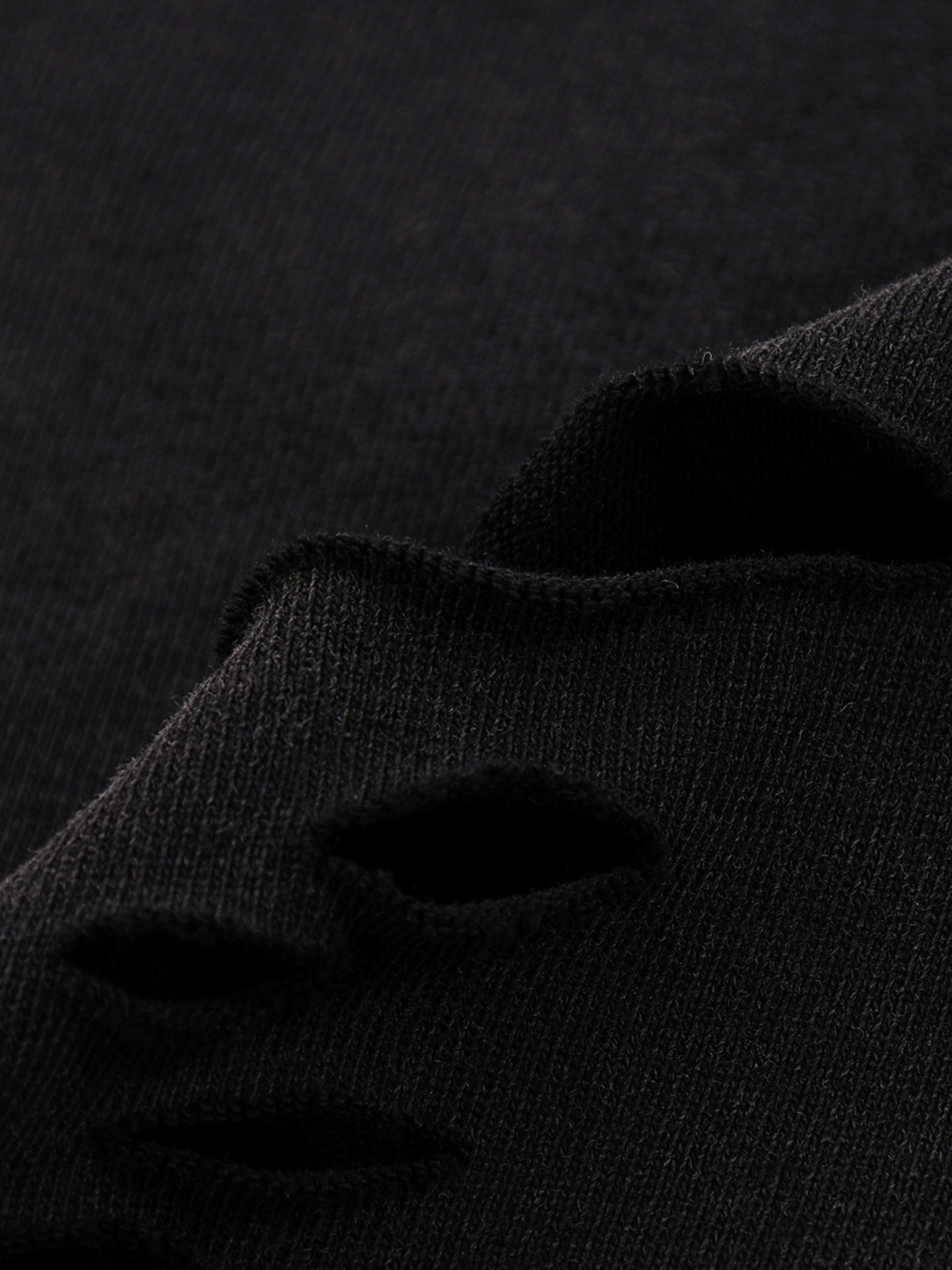 Snow Washed Raw-Hem T-Shirt
