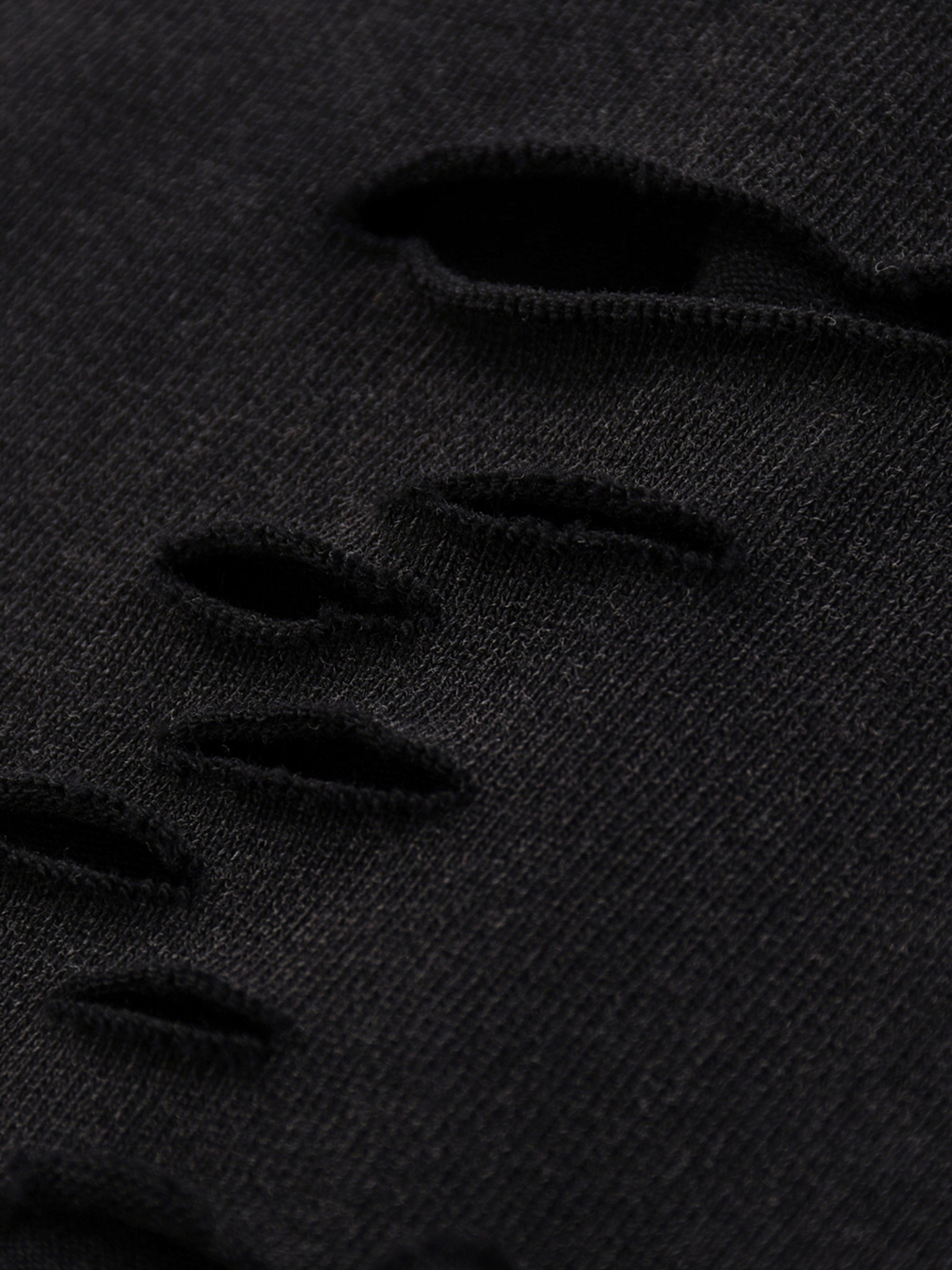Snow Washed Raw-Hem T-Shirt