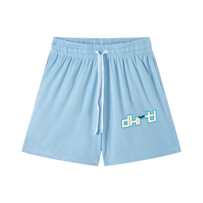 Mesh Drawstring Shorts
