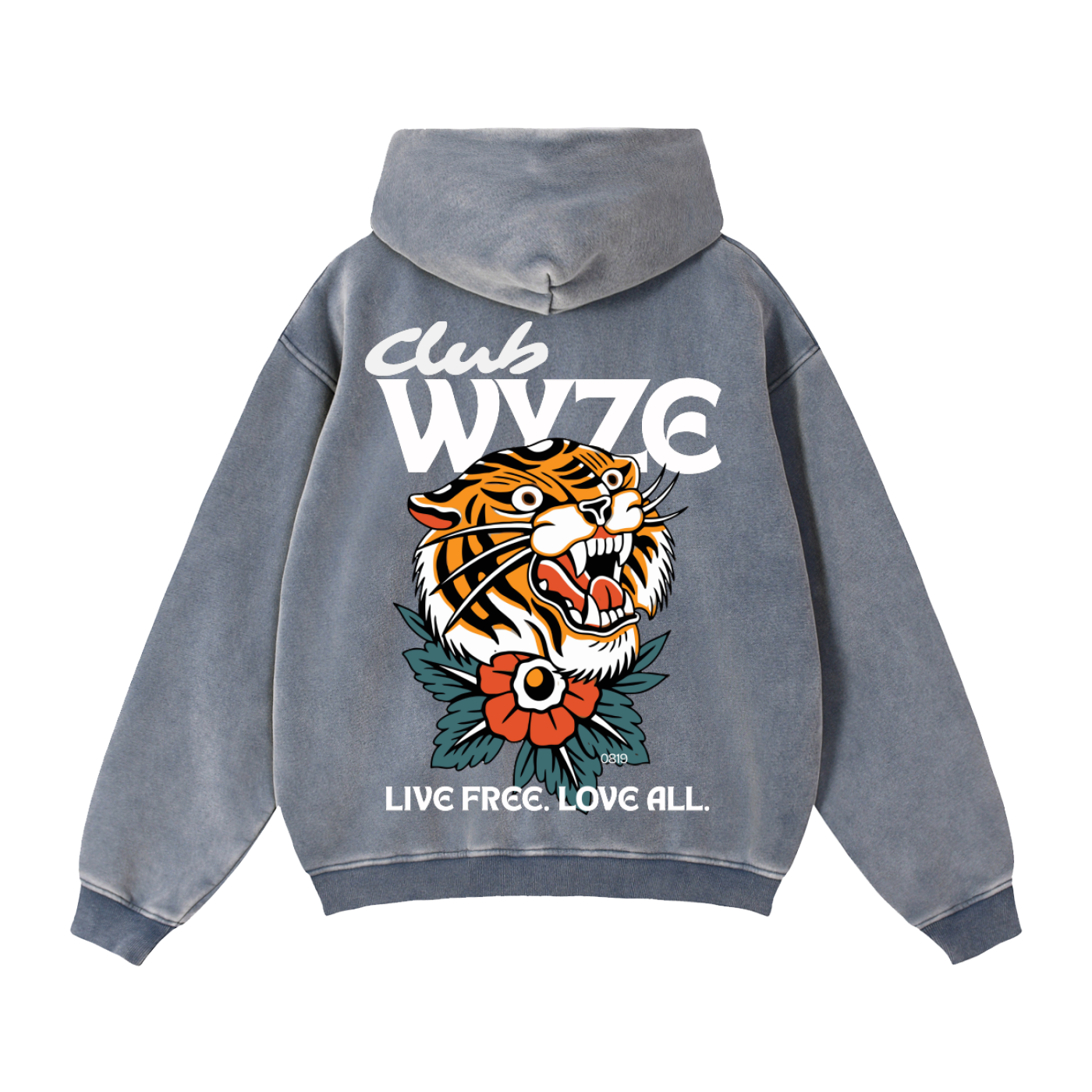 Zip-Through Boxy Fleece Hoodie