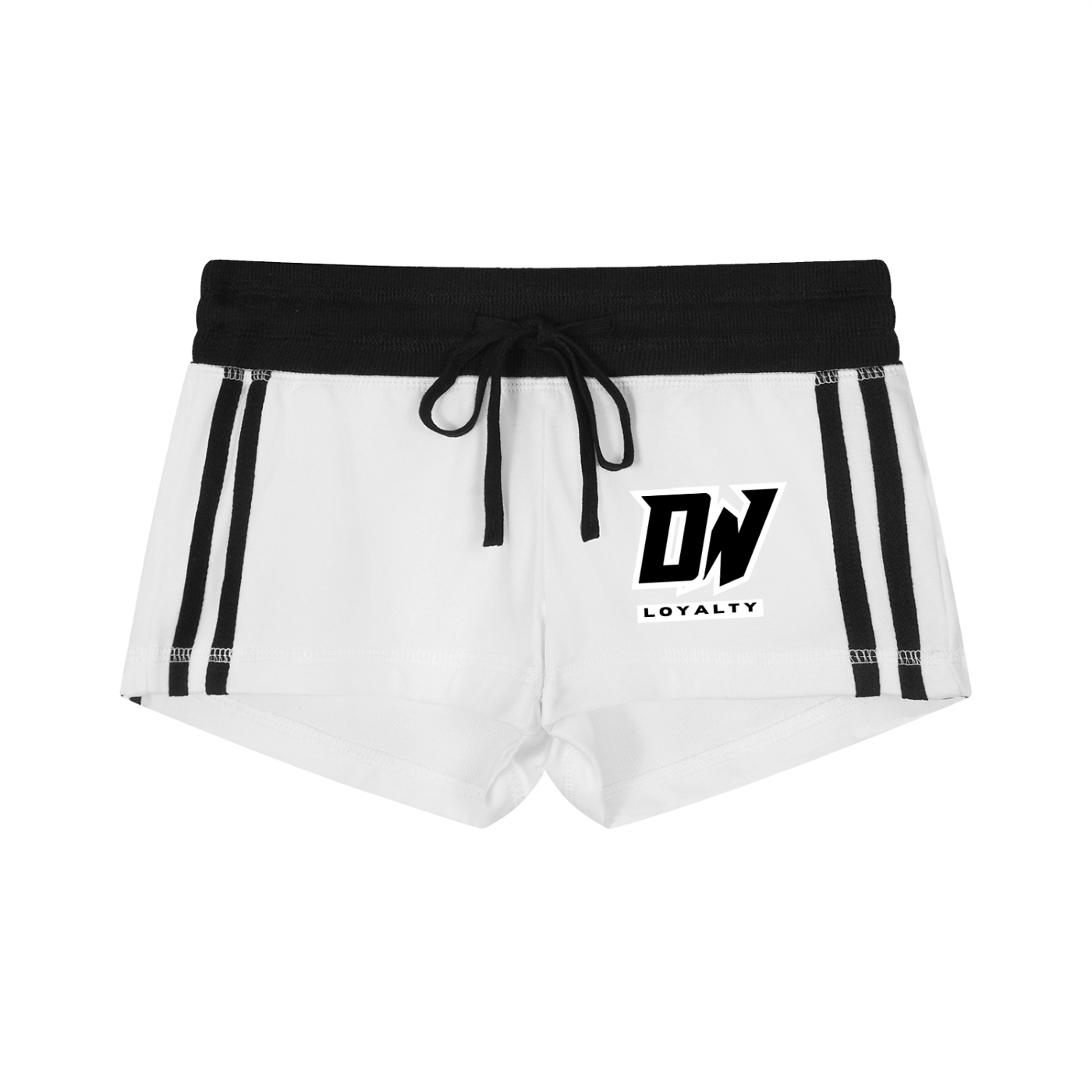 Women's Contrast Stripe Track Shorts