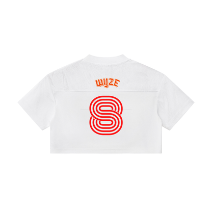 Women’s Cropped Paneled V-Neck Jersey