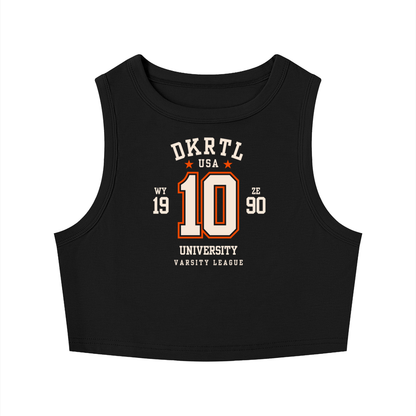 Women's Tight Crewneck Crop Tank Top