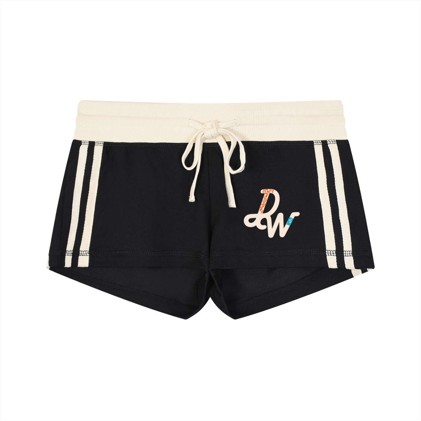 Women's Contrast Stripe Track Shorts