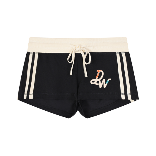 Women's Contrast Stripe Track Shorts