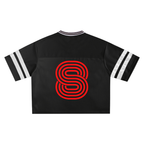 Taped Mesh Boxy T-Shirt
