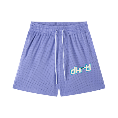 Mesh Drawstring Shorts
