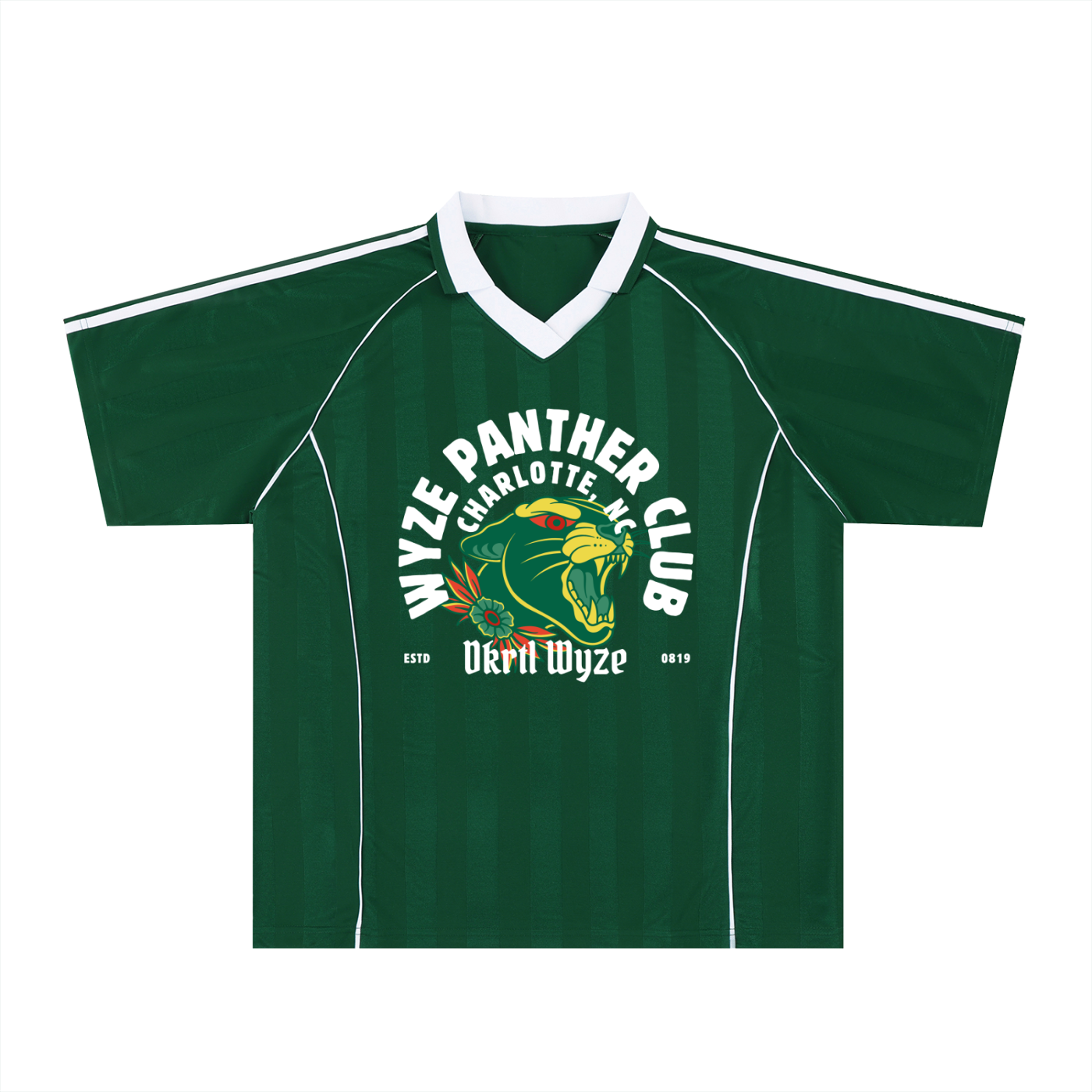 Shadow Stripe Collared Soccer Jersey