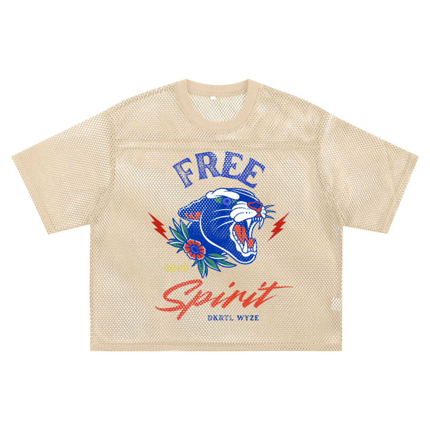 See-through Boxy Net T-Shirt
