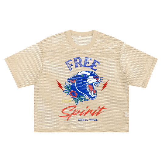 See-through Boxy Net T-Shirt
