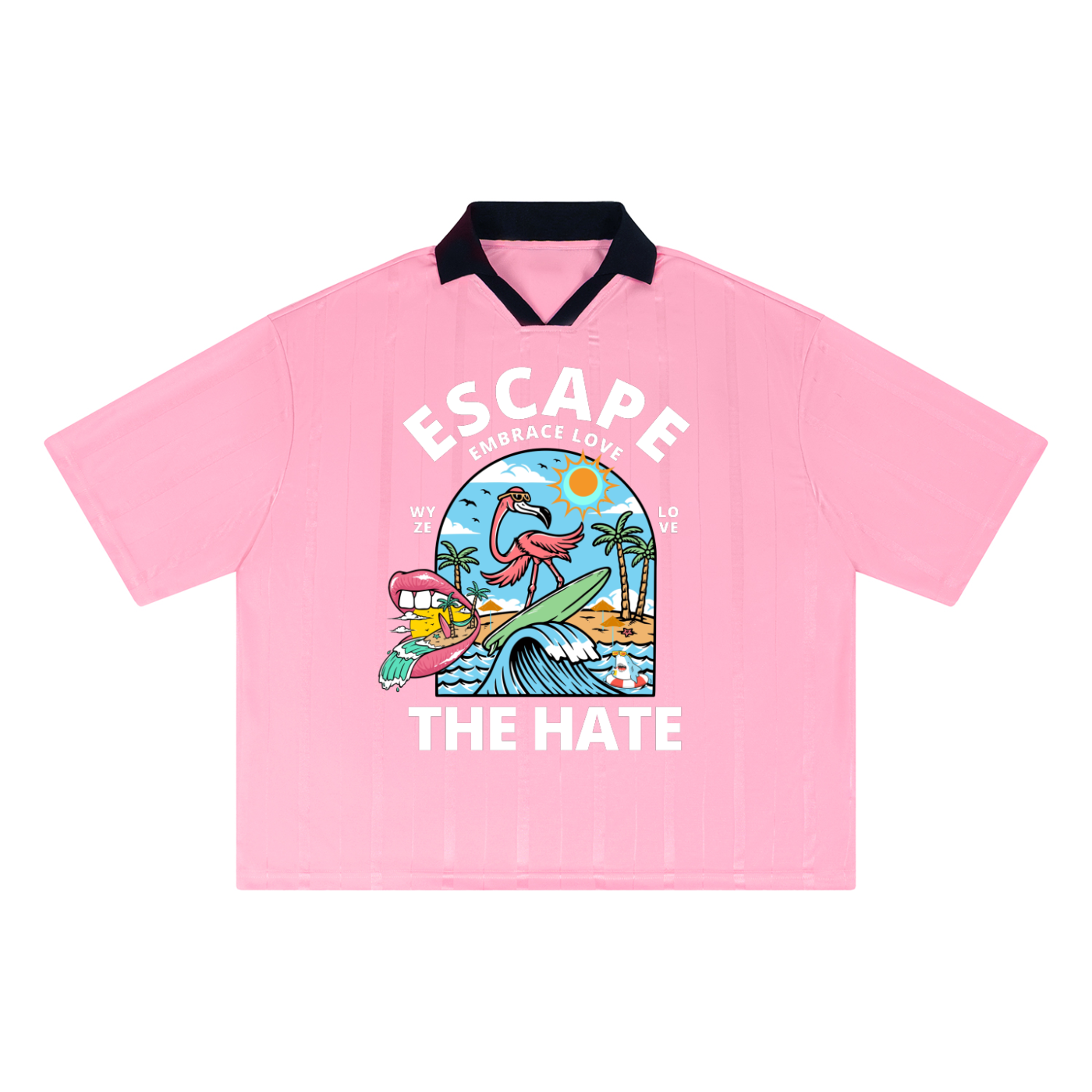 Unisex Striped Boxy Soccer Jersey