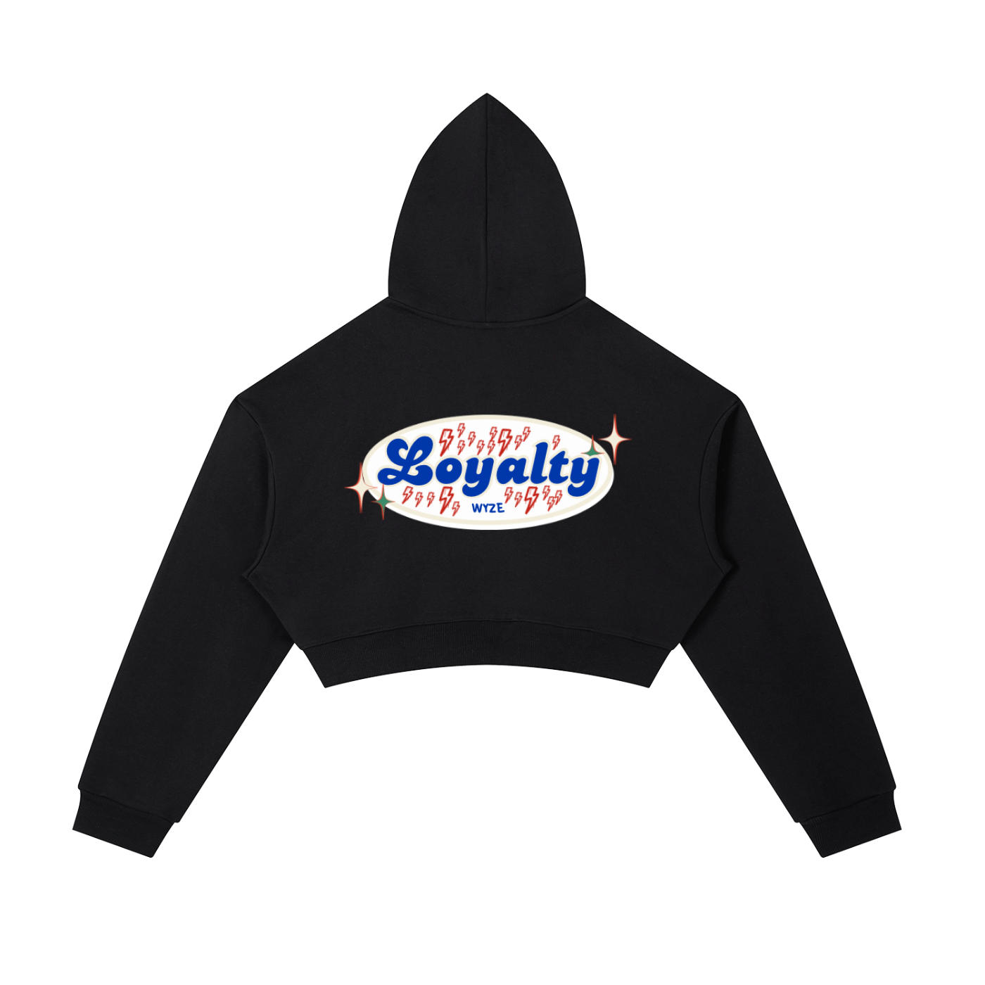 Essential Cropped Zip-Up Hoodie