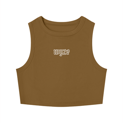 Women's Tight Crewneck Crop Tank Top