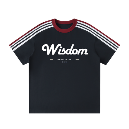 Unisex Colorblock Striped T-Shirt