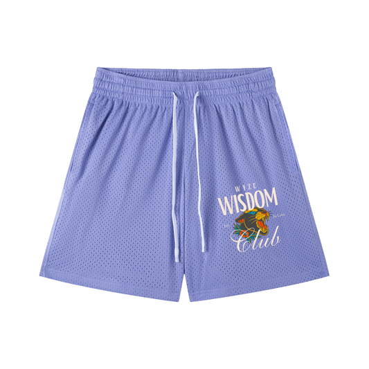 Mesh Drawstring Shorts