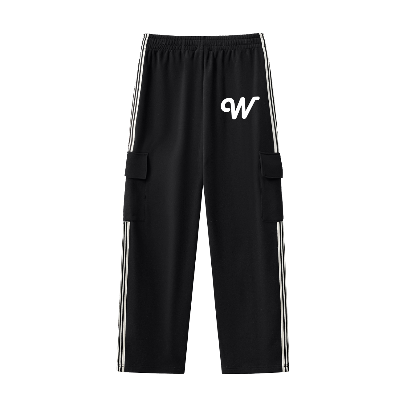 Side Stripe Straight-Leg Pants