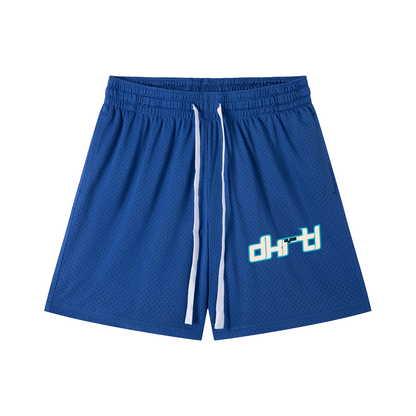 Mesh Drawstring Shorts