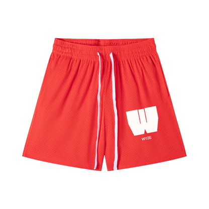Mesh Drawstring Shorts