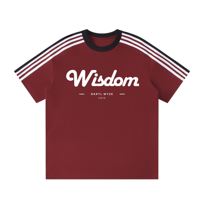Unisex Colorblock Striped T-Shirt