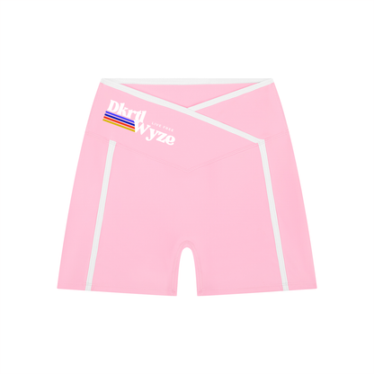 Women’s High Rise Color Block Yoga Shorts