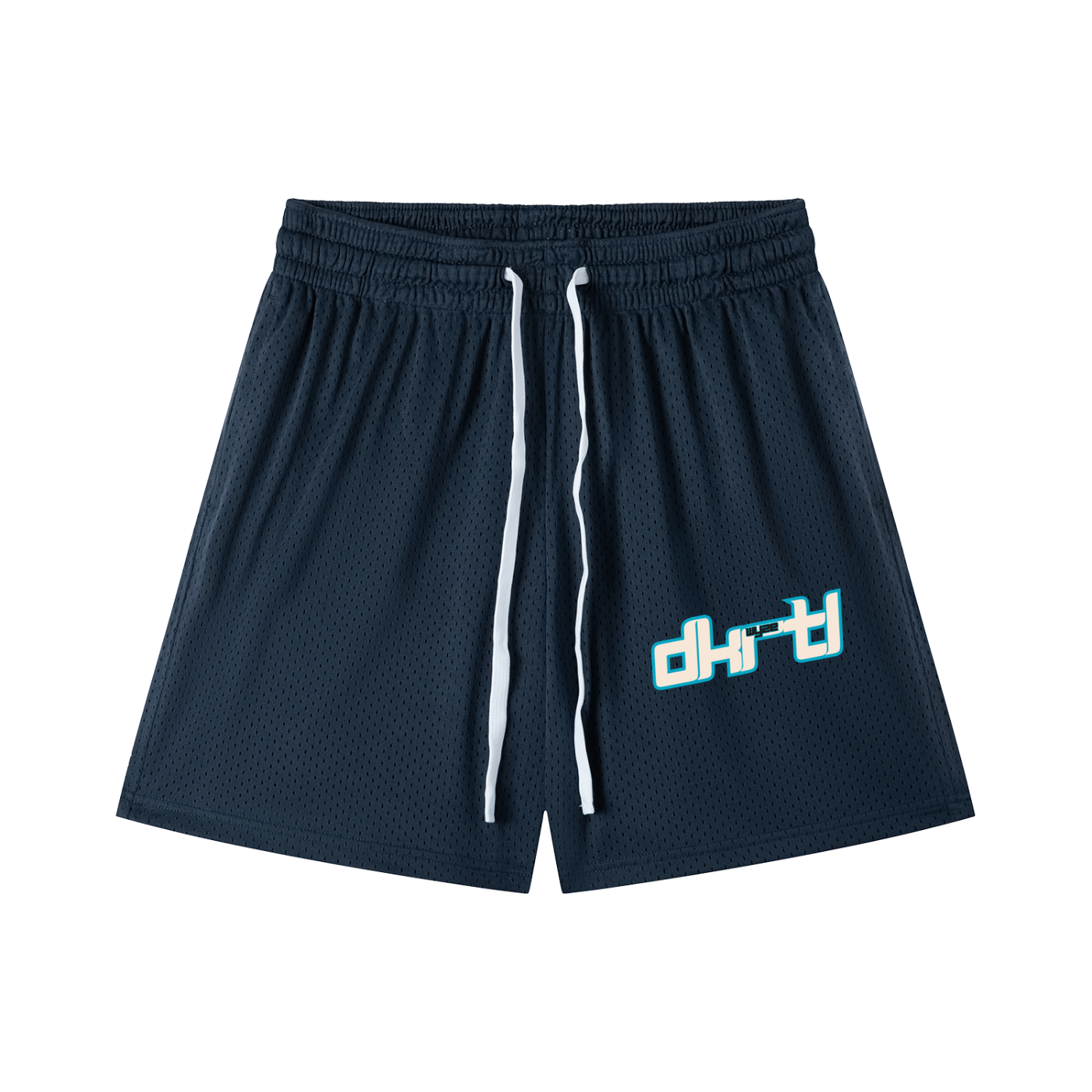 Mesh Drawstring Shorts