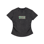Vintage Washed Bodycon Cotton T-Shirt