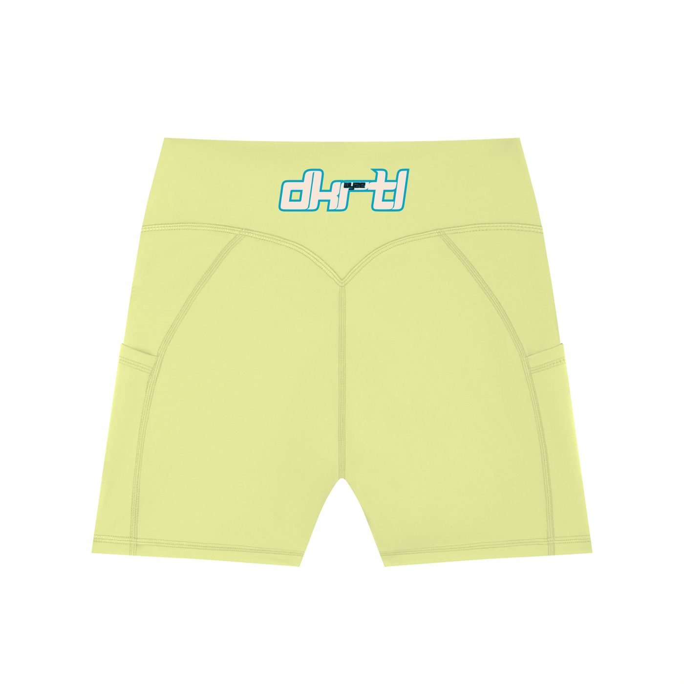 Women's High-Waisted Pocket Biker Shorts