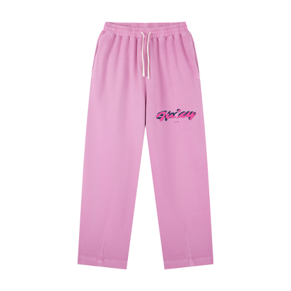 Vintage Washed Drawstring Sweatpants