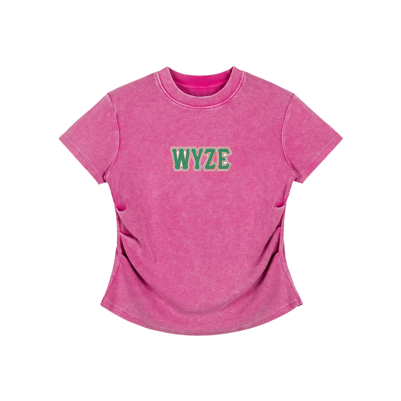 Vintage Washed Bodycon Cotton T-Shirt