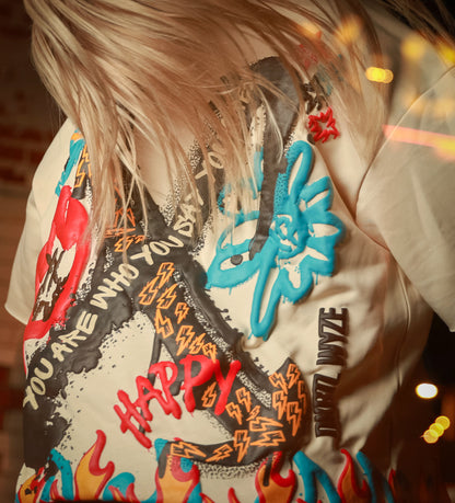 Flame of Love Puff Print Tee