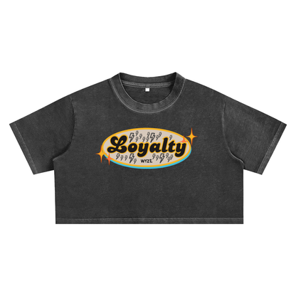 Snow Washed Crop Top