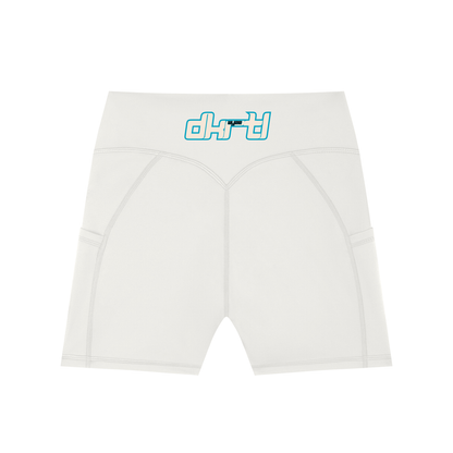 Women's High-Waisted Pocket Biker Shorts