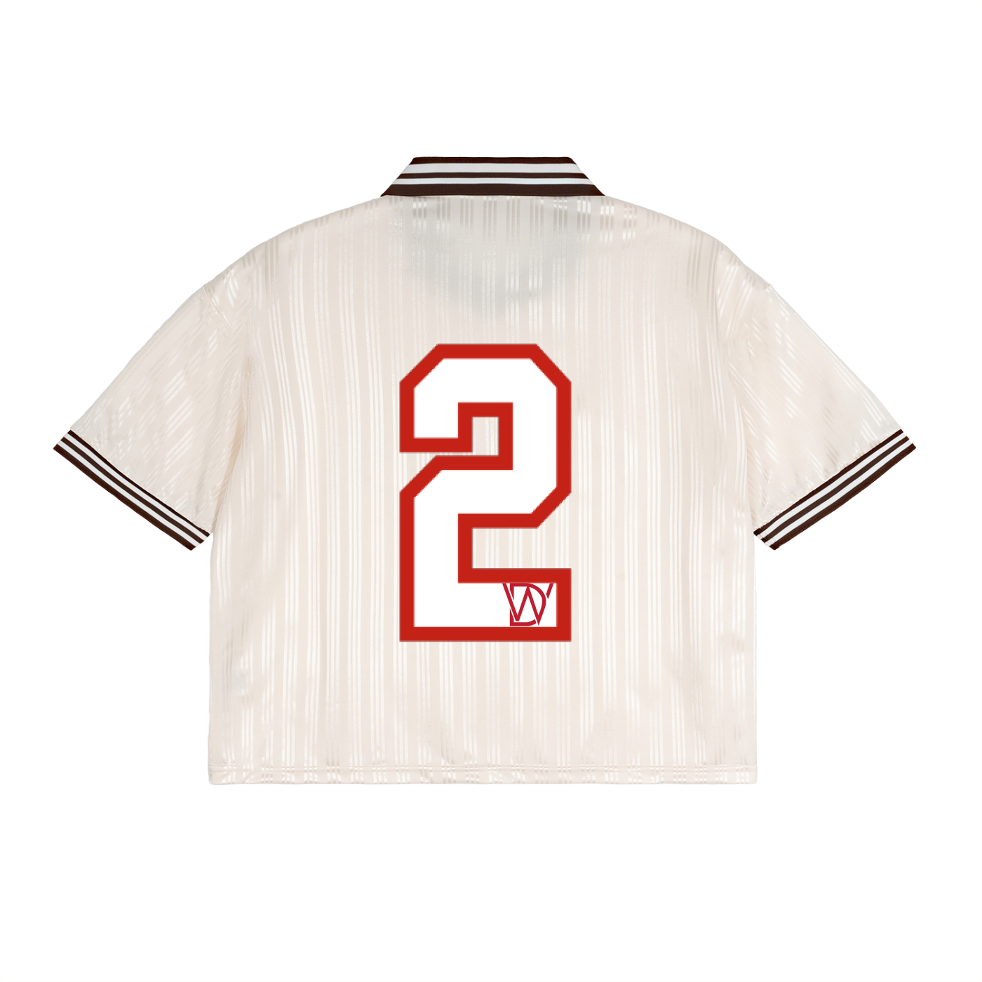 Contrast Stripes Polo Collar T-Shirt