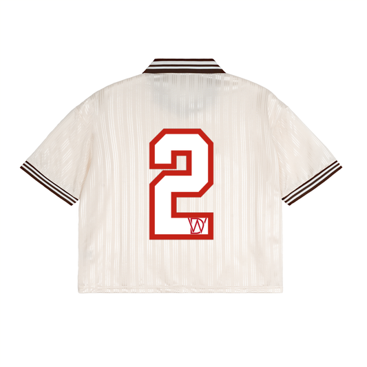 Contrast Stripes Polo Collar T-Shirt