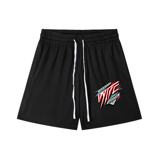 Mesh Drawstring Shorts