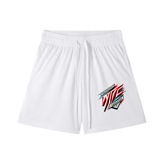 Mesh Drawstring Shorts