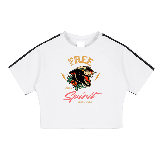 Taped Cooling Performance Crop Top