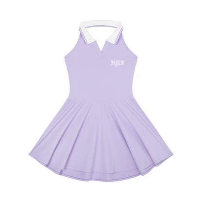 Women's Collared Halter A-Line Tennis Dress