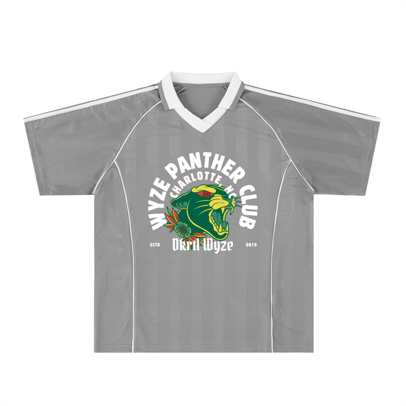 Shadow Stripe Collared Soccer Jersey
